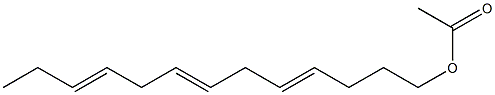 4,7,10-TRIDECATRIENYL ACETATE Struktur