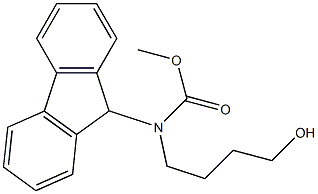 4-(9-FLUORENYLMETHOXYCARBONYLAMINO)BUTAN-1-OL Struktur