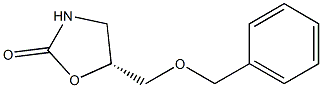 (R)-5-BENZYLOXYMETHYL-2-OXAZOLIDINONE Struktur