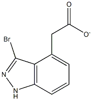 3-BROMOINDAZOLE-4-METHYL CARBOXYLATE Struktur