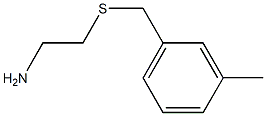 2-[(3-METHYLBENZYL)SULFANYL]ETHYLAMINE Struktur