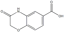 3,4-dihydro-3-oxo-2H-benzo[b][1,4]oxazine-6-carboxylic acid Struktur