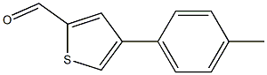 4-p-tolylthiophene-2-carbaldehyde Struktur