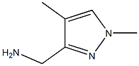 (1,4-Dimethyl-1H-pyrazol-3-yl)methanamine Struktur