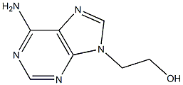 6-AMINO-9H-PURINE-9-ETHANOL Struktur