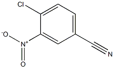 M-NITRO-4-CHLOROBENZONITRILE Struktur