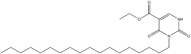 3-OCTADECYL-5-CARBETHOXYURACIL Struktur