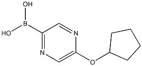 5-CYCLOPENTOXYPYRAZINE-2-BORONIC ACID Struktur