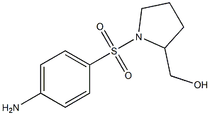 {1-[(4-AMINOPHENYL)SULFONYL]PYRROLIDIN-2-YL}METHANOL Struktur