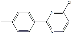 4-CHLORO-2-(4-METHYLPHENYL)PYRIMIDINE Struktur