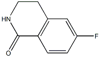 6-FLUORO-3,4-DIHYDROISOQUINOLIN-1(2H)-ONE Struktur