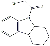 9-(CHLOROACETYL)-2,3,4,4A,9,9A-HEXAHYDRO-1H-CARBAZOLE Struktur