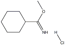 METHYL CYCLOHEXANECARBOXIMIDOATE HYDROCHLORIDE Struktur