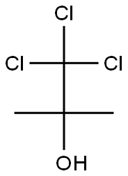 1,1,1-trichloro-2-methylpropan-2-ol Struktur