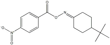 1-[({[4-(tert-butyl)cyclohexyliden]amino}oxy)carbonyl]-4-nitrobenzene Struktur