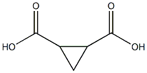 cyclopropane-1,2-dicarboxylic acid Struktur