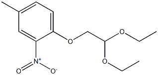 2-(4-Methyl-2-nitrophenoxy)acetaldehyde diethylacetal, tech, Struktur