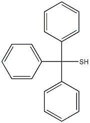 Triphenylmethylthiol Struktur