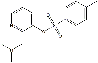 2-[(dimethylamino)methyl]-3-pyridyl 4-methylbenzene-1-sulfonate Struktur