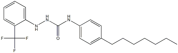 N1-(4-heptylphenyl)-2-[2-(trifluoromethyl)phenyl]hydrazine-1-carboxamide Struktur