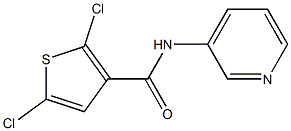 N3-(3-pyridyl)-2,5-dichlorothiophene-3-carboxamide Struktur