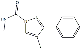 N1,4-dimethyl-3-phenyl-1H-pyrazole-1-carboxamide Struktur