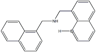 N,N-di(1-naphthylmethyl)amine hydrochloride Struktur