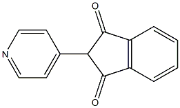 2-(4-pyridinyl)-1H-indene-1,3(2H)-dione Struktur