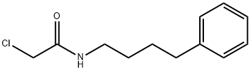 2-chloro-N-(4-phenylbutyl)acetamide Struktur