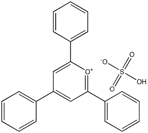 2,4,6-triphenylpyranium hydrogen sulfate Struktur