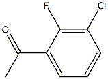 1-(3-chloro-2-fluorophenyl)ethan-1-one Struktur