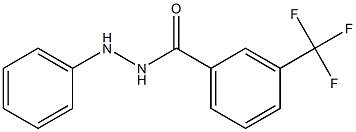 N'-phenyl-3-(trifluoromethyl)benzenecarbohydrazide Struktur