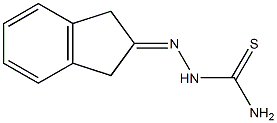 2-(2,3-dihydro-1H-inden-2-yliden)hydrazine-1-carbothioamide Struktur