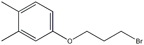 3-bromopropyl 3,4-dimethylphenyl ether Struktur