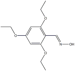 2,4,6-triethoxybenzaldehyde oxime Struktur