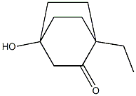 1-ethyl-4-hydroxybicyclo[2.2.2]octan-2-one Struktur