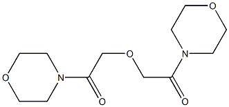 1-morpholino-2-(2-morpholino-2-oxoethoxy)ethan-1-one Struktur