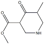 methyl 5-methyl-4-oxopiperidine-3-carboxylate Struktur