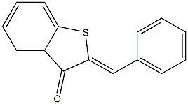 2-benzylidene-2,3-dihydrobenzo[b]thiophen-3-one Struktur