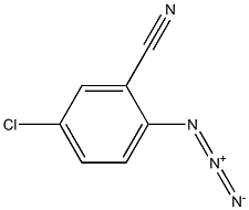 2-azido-5-chlorobenzonitrile Struktur