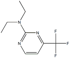 N2,N2-diethyl-4-(trifluoromethyl)pyrimidin-2-amine Struktur