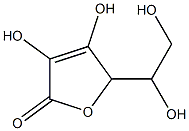 5-(1,2-dihydroxyethyl)-3,4-dihydroxyfuran-2(5H)-one Struktur