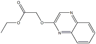 ethyl 2-(2-quinoxalinyloxy)acetate Struktur