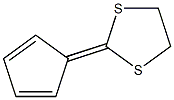 2-cyclopenta-2,4-dienyliden-1,3-dithiolane Struktur