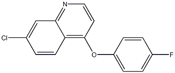 7-chloro-4-(4-fluorophenoxy)quinoline Struktur