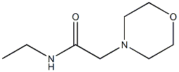 N-ethyl-2-morpholinoacetamide Struktur