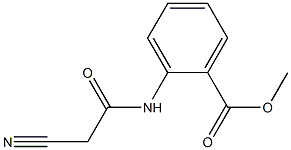 methyl 2-[(2-cyanoacetyl)amino]benzoate Struktur