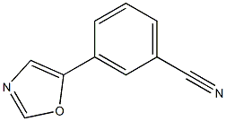 3-(1,3-oxazol-5-yl)benzenecarbonitrile Struktur