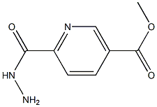 methyl 6-(hydrazinocarbonyl)nicotinate Struktur