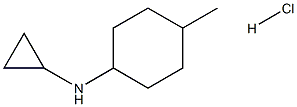 N-cyclopropyl-N-(4-methylcyclohexyl)amine hydrochloride Struktur